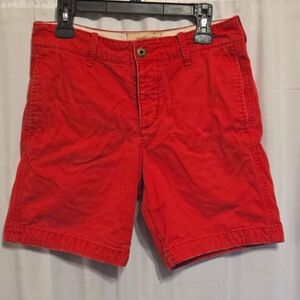 Men's Red Hollister Prep Shorts 31